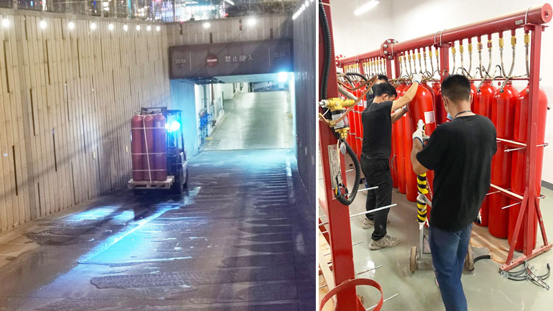 IG541氣體鋼瓶檢測(cè)充裝