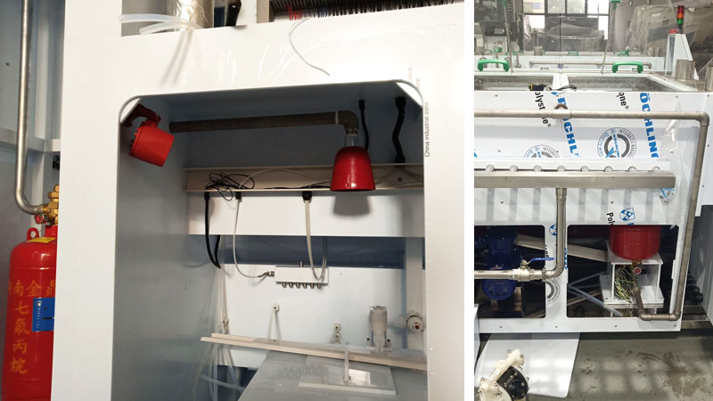 超聲波清洗機(jī)自動滅火裝置