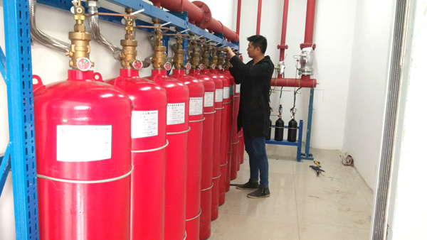 七氟丙烷滅火系統(tǒng)檢測(cè)充裝