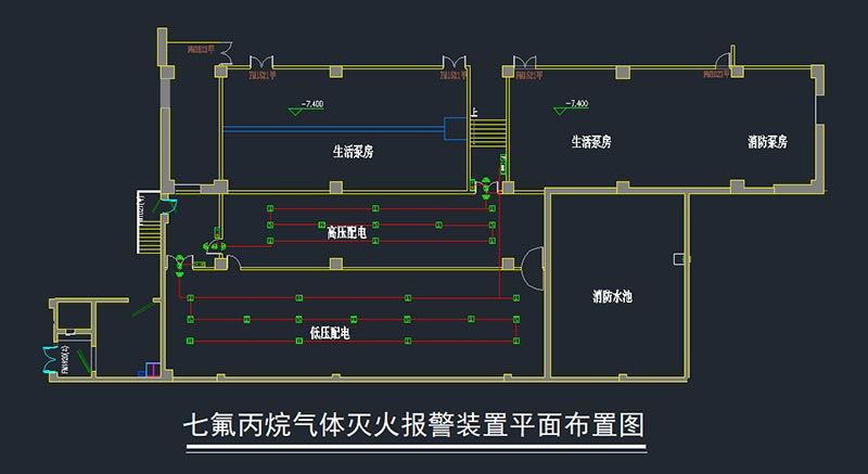 配電室氣體滅火設計方案