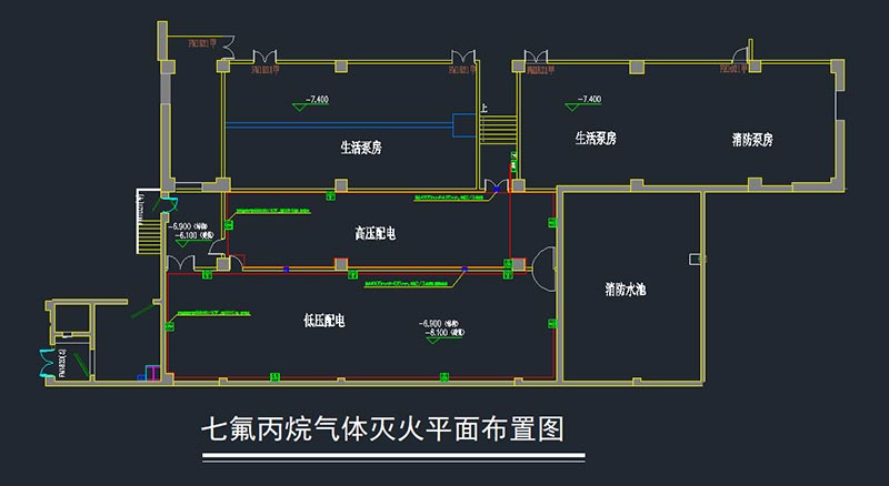 配電室氣體滅火設計方案
